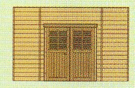 Parois avant porte double S7738