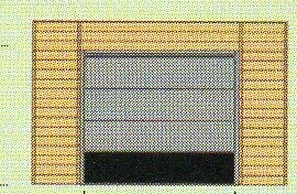 Parois avant porte sectionale S7743