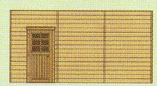 Parois avant porte simple S7748