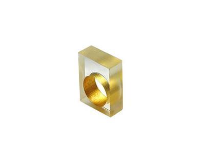 Gold loop ring