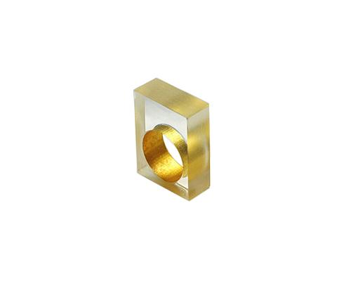 Gold loop ring