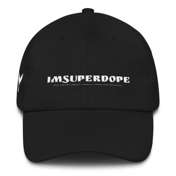 IMSUPERDOPE Cap - Black/White