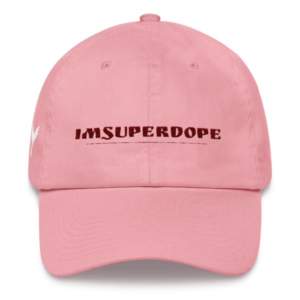 IMSUPERDOPE Cap - Pink/Maroon