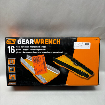 Gearwrench 16-Tool Reversible Wrench Rack (2-Pack) 83121