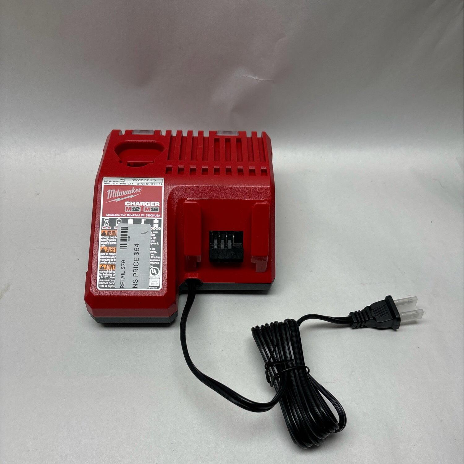 Milwaukee M12/M18 Combo Charger 48-59-1812