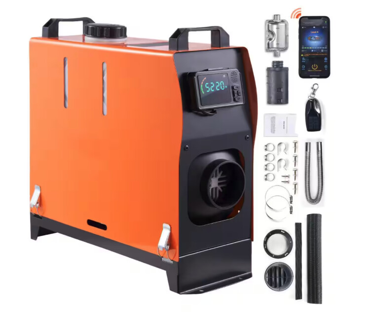 Vevor Diesel Air Heater All-in-1 17,060 BTU 12-Volt 5KW Other Fuel Type Space Heater with Bluetooth App LCD for Car RV Indoors ZCJRQLS12V5KWQ0W3V9