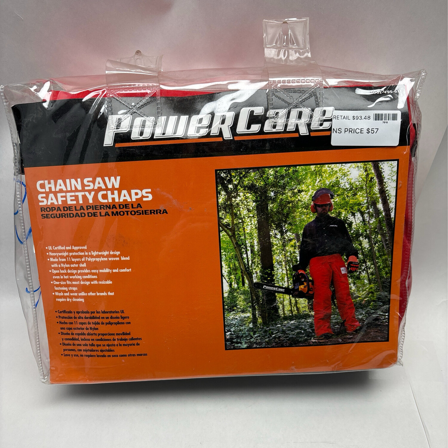 Powercare Pro Saw Safety Chaps CPSXL500PC2