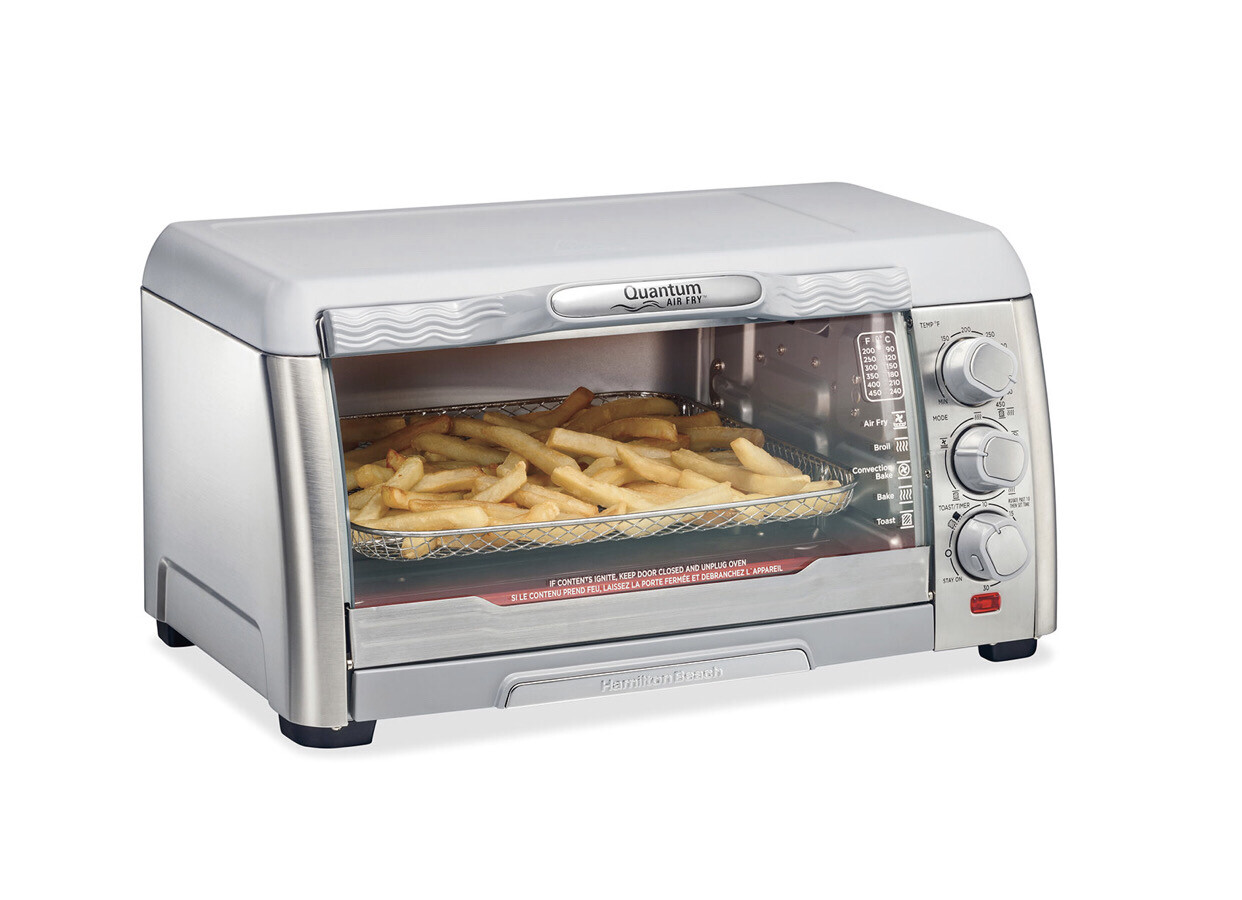 Hamilton Beach Air Fryer Toaster Oven with Quantum Air Fry Technology 31350G