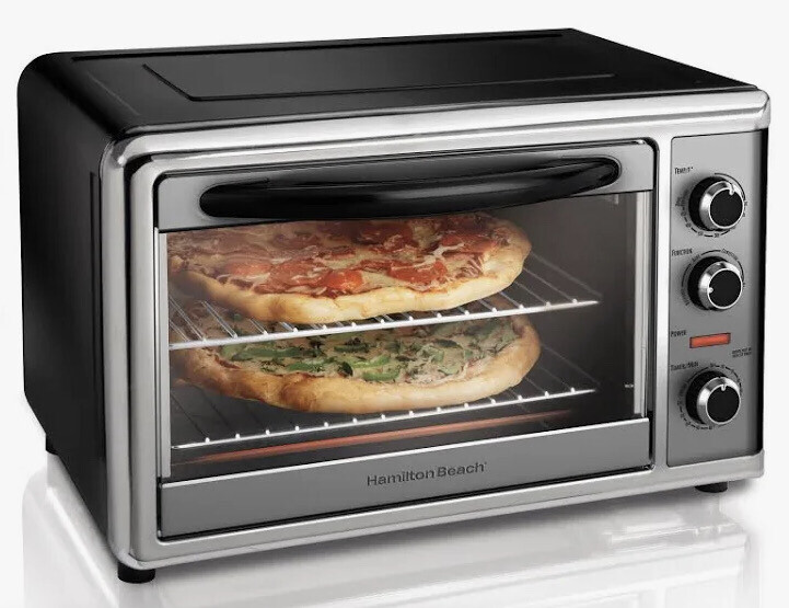 Hamilton Beach Stainless Steel Countertop Oven with Convection and Rotisserie 31103D