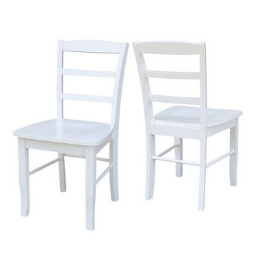 International Concepts Madrid Pure White Dining Chair (Set of 2) C08-2P