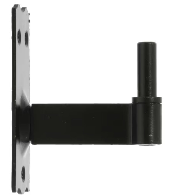 Delaney 1-1/16 in. Black Exterior Shutter Blind Hinge for Wood/Vinyl Siding 489200