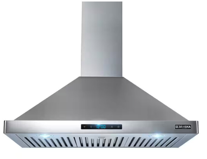 Janska 30 in. 520 CFM Wall Mount Ducted Range Hood with SS Filters, Digital Display RHW-3052