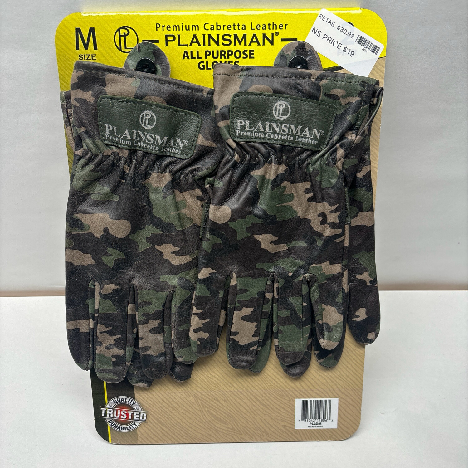 Cabretta Leather Plainsman Medium Gloves