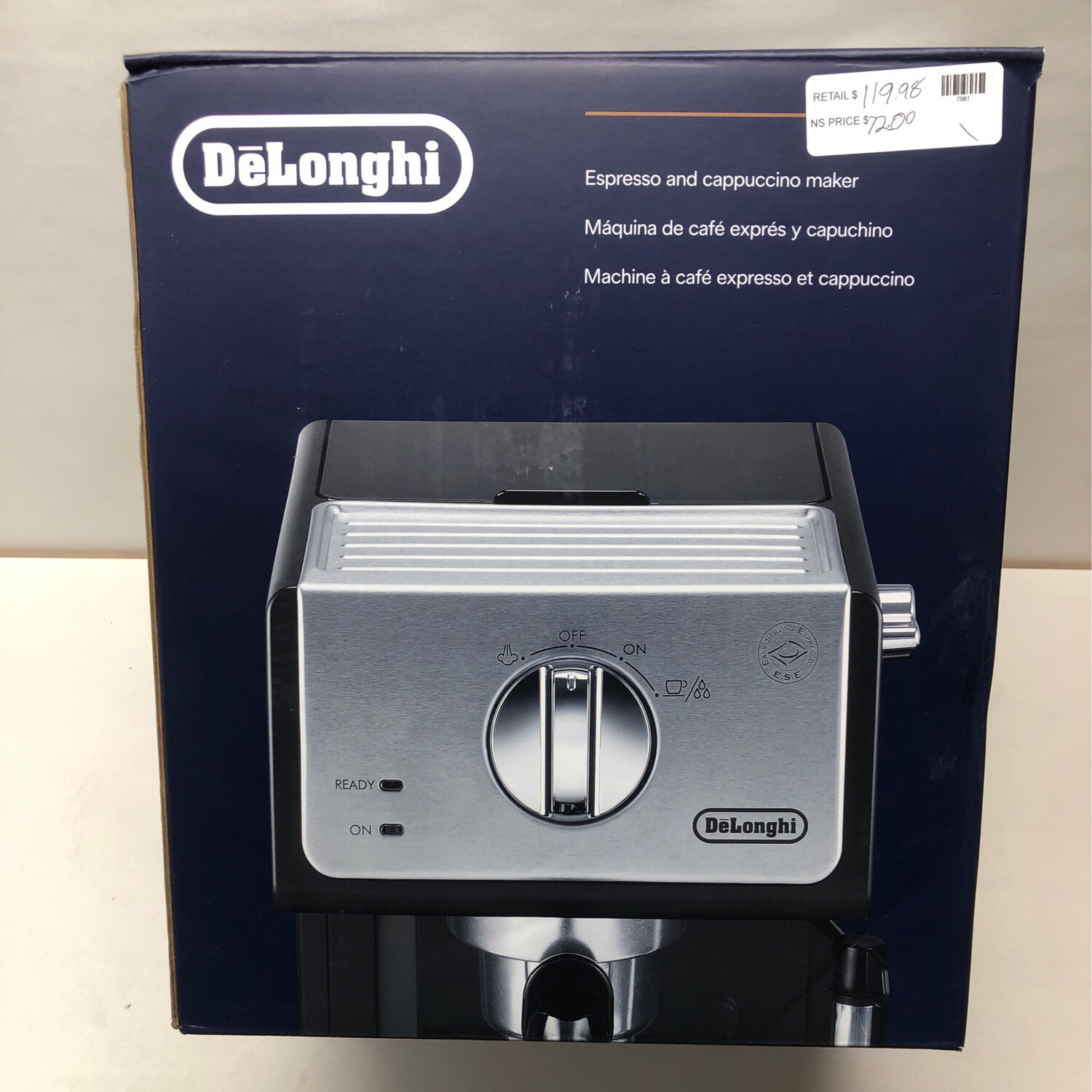 De&#39;Longhi ECP3220 15-Bar Pump Espresso and Cappuccino Machine