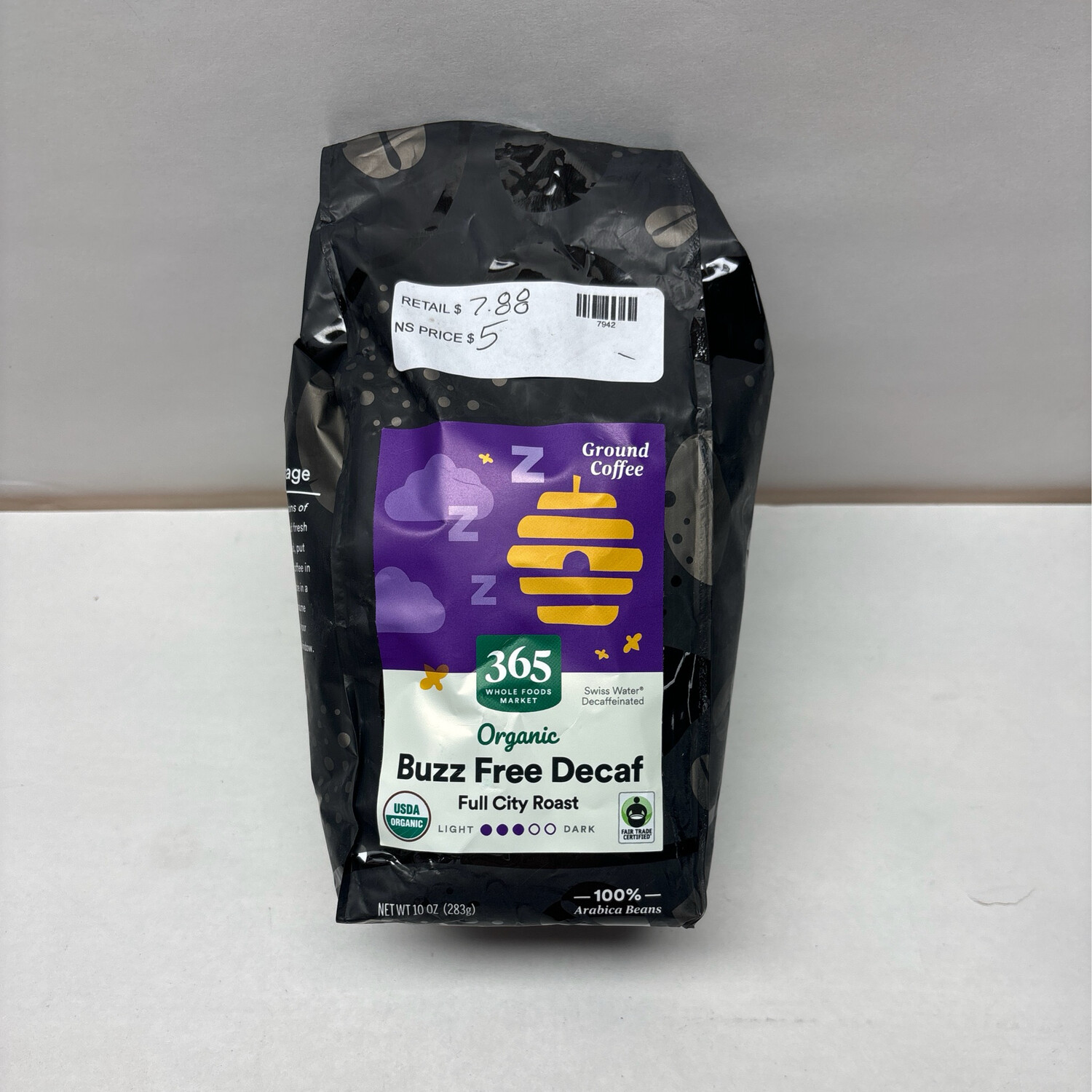 365 Whole Foods Market Buzz Free Organic Decaf Coffee