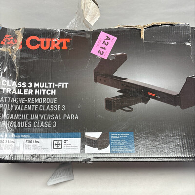 Curt Class 3 Multi-Fit Trailer Hitch with 2 in. Receiver, Towing Draw Bar, Universal 13900