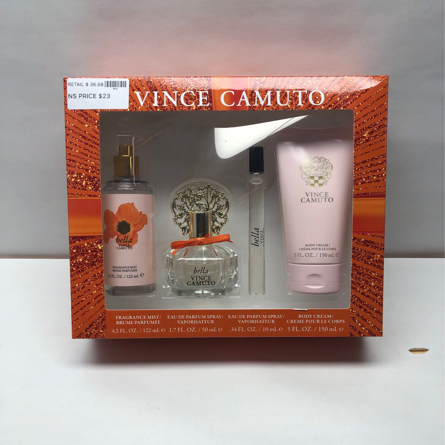 Vince Camuto Bella Eau De Parfum 4 Piece Gift Set 9463