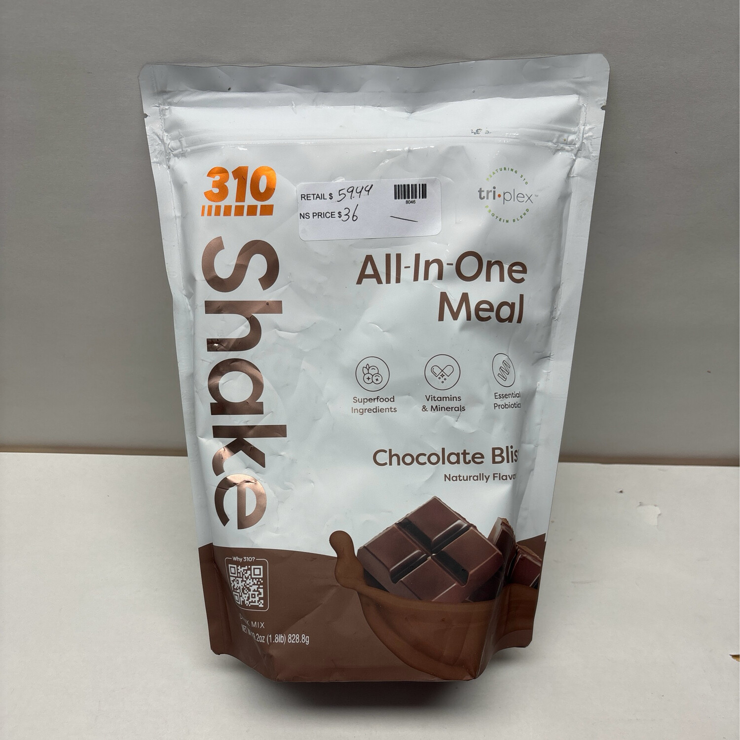 310 Nutrition - All In One Meal Replacement Shake - Fiber Rich Vegan Superfood Blend