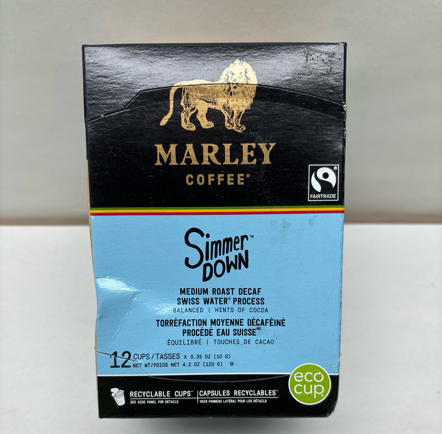 Marley Coffee Simmer Down Medium Roast Decaf Coffee