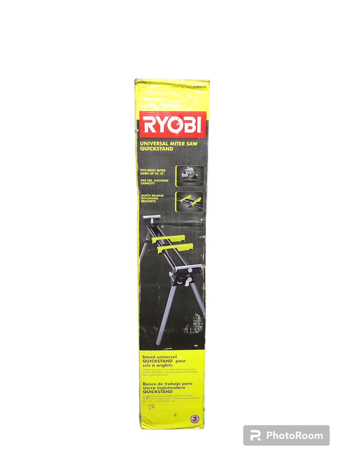 Ryobi Foldable Miter Saw QUICKSTAND A18MS01G