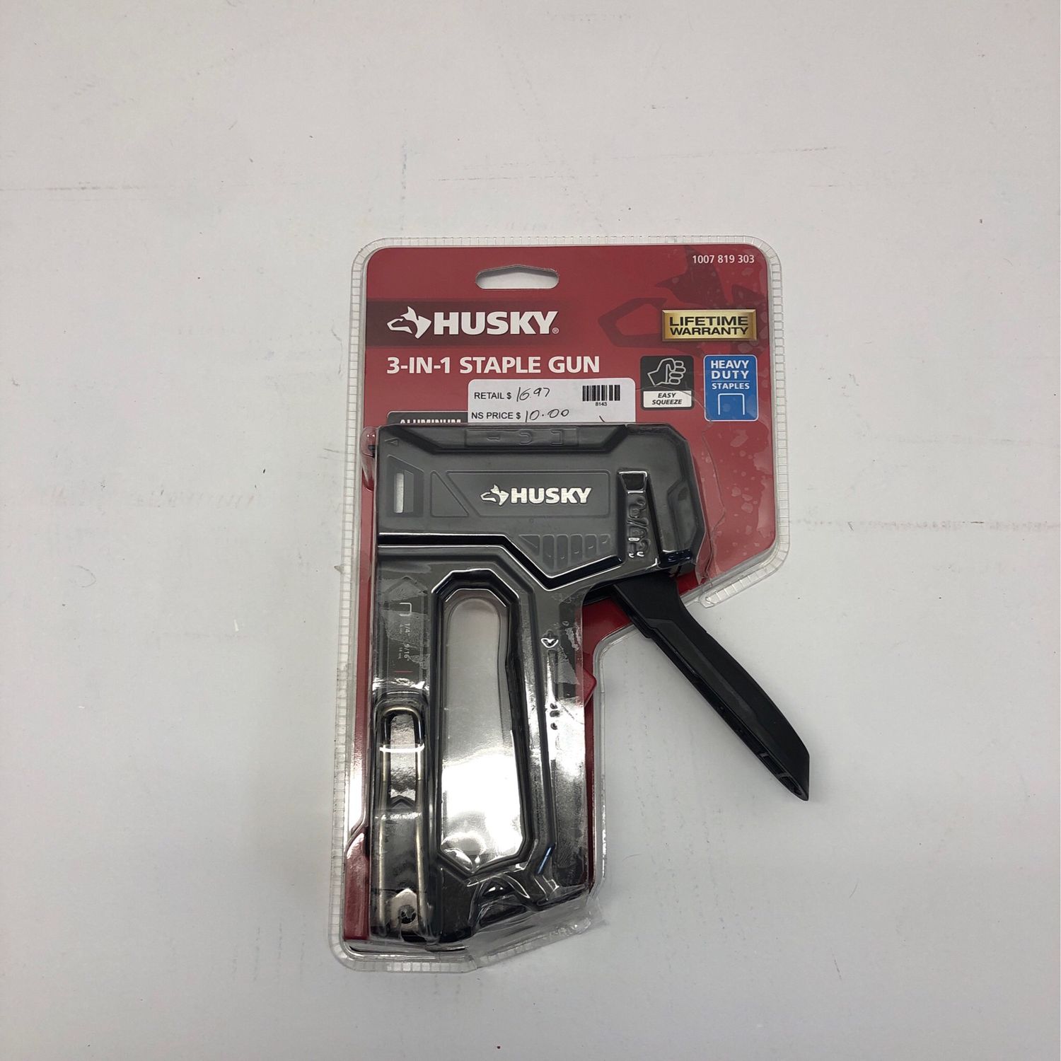 Husky 3-in-1 Aluminum Staple Gun  6975276440000