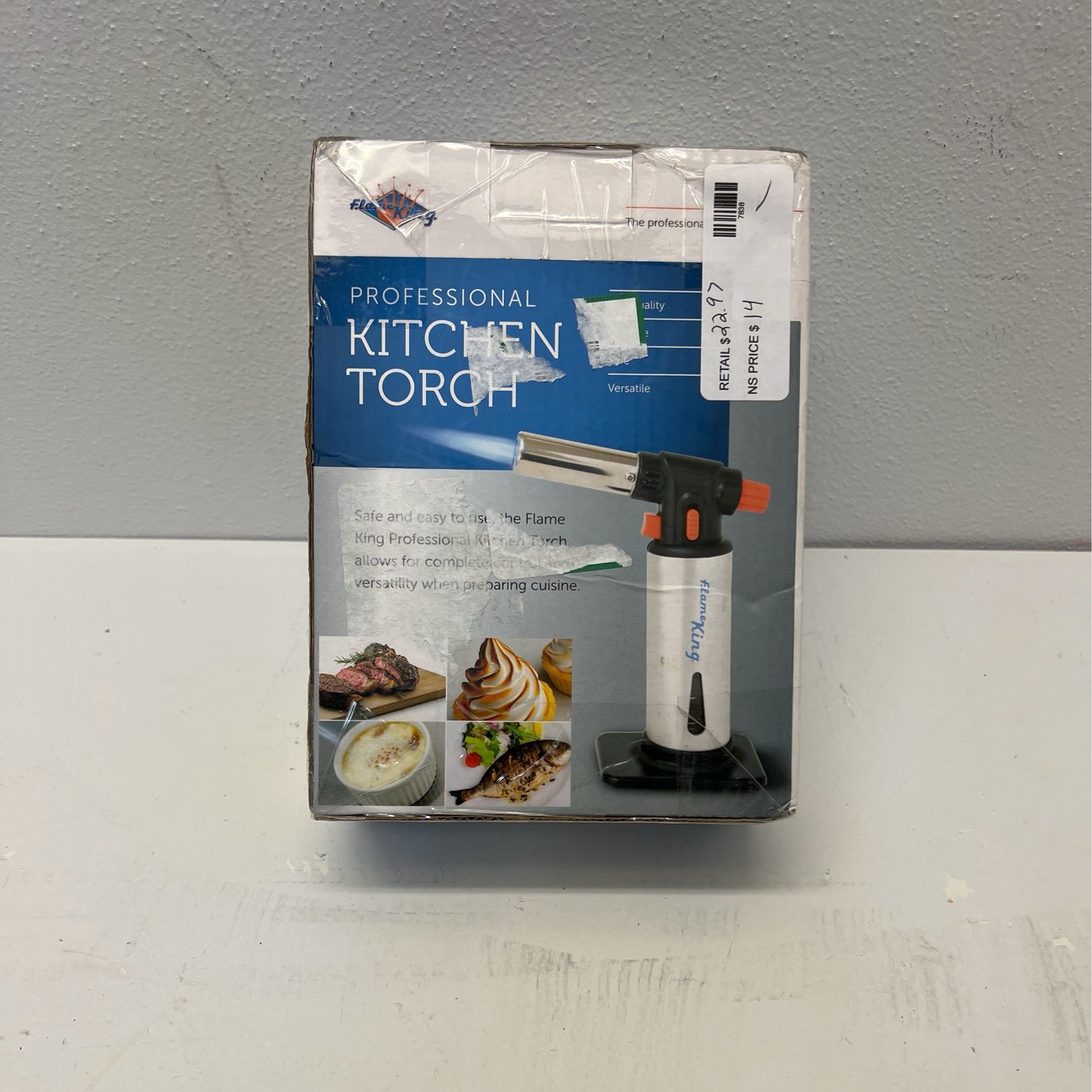 Flame King Professional Butane Kitchen and Culinary Handheld Torch YSNAX1-207