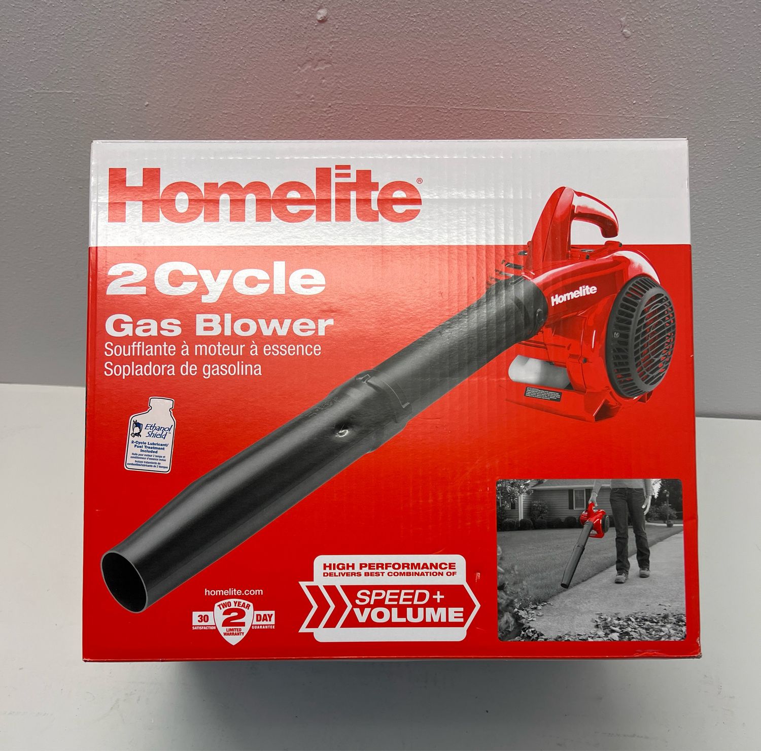Homelite 150 MPH 400 CFM 2-Cycle Handheld Gas Leaf Blower UT09526
