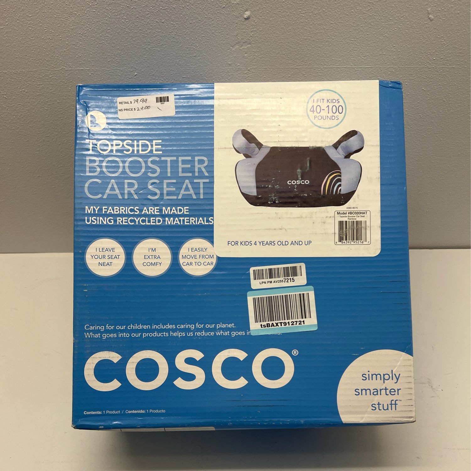 Cosco Kids Topside Booster Car Seat BC030HAT