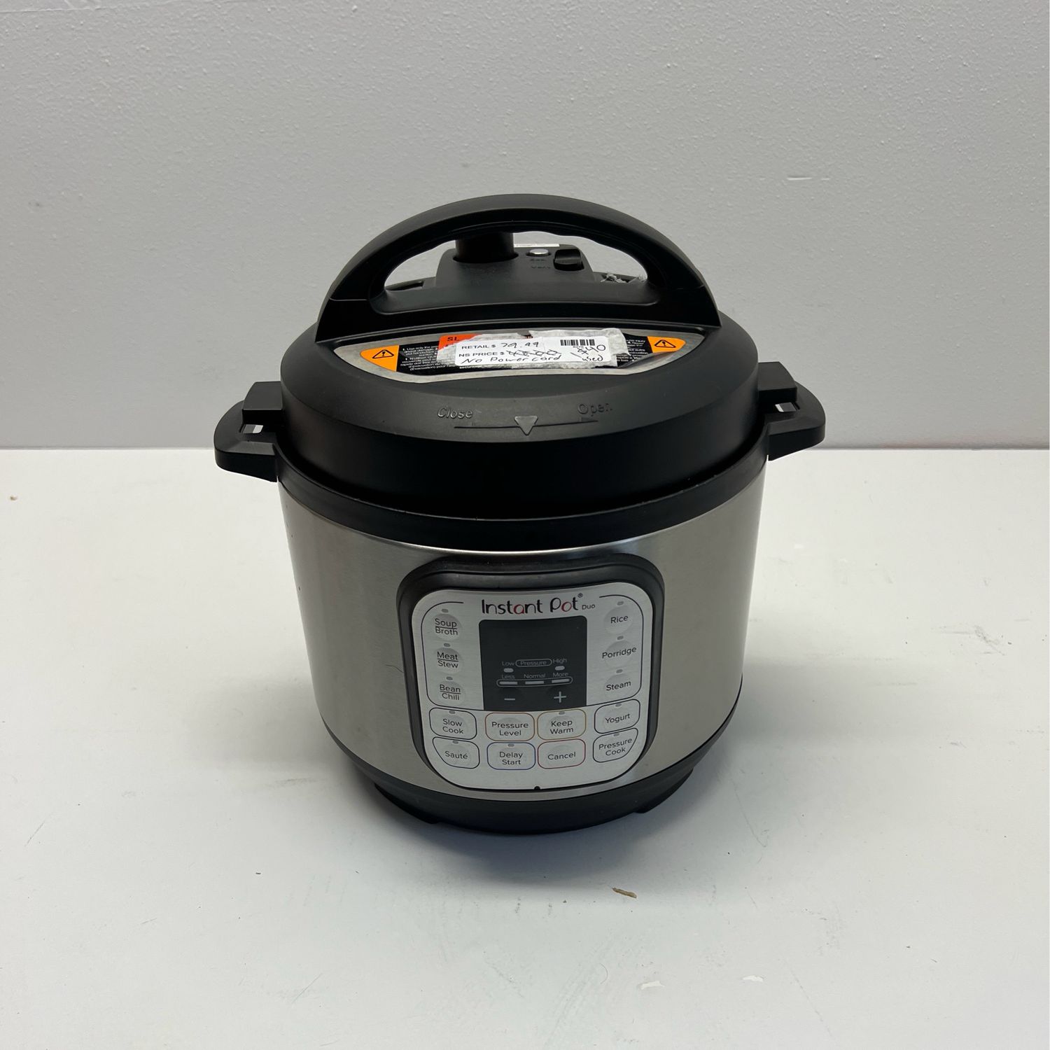 Instant Pot 3 qt. Duo Stainless Steel Electric Pressure Cooker, V5 110-0043-01