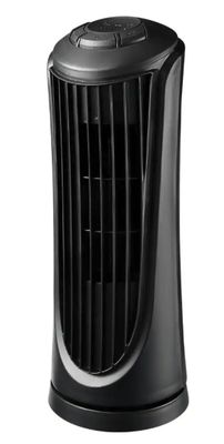 Hampton Bay 14 in. Oscillating Personal Desk Tower Fan in Black FZ-2D