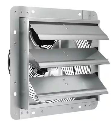 Vevor 12 in. Shutter Exhaust Fan High-Speed 1000 CFM Aluminum Wall Mount Attic Fan, Wall Fan with Ventilation and Cooling BYCSPQSDJAC12DLJSV1