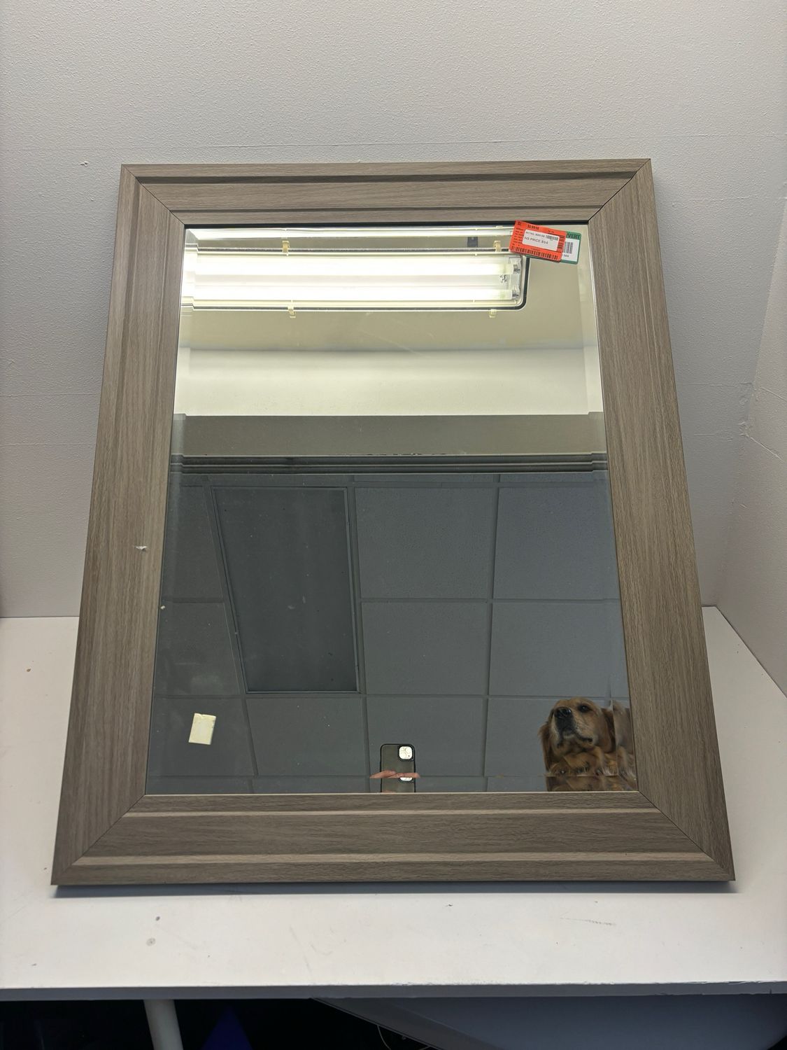Home Decorators Collection 30 In Teak Framed Mirror