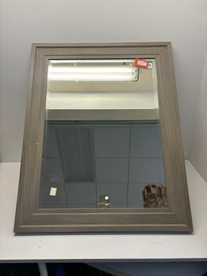 Home Decorators Collection 30 In Teak Framed Mirror