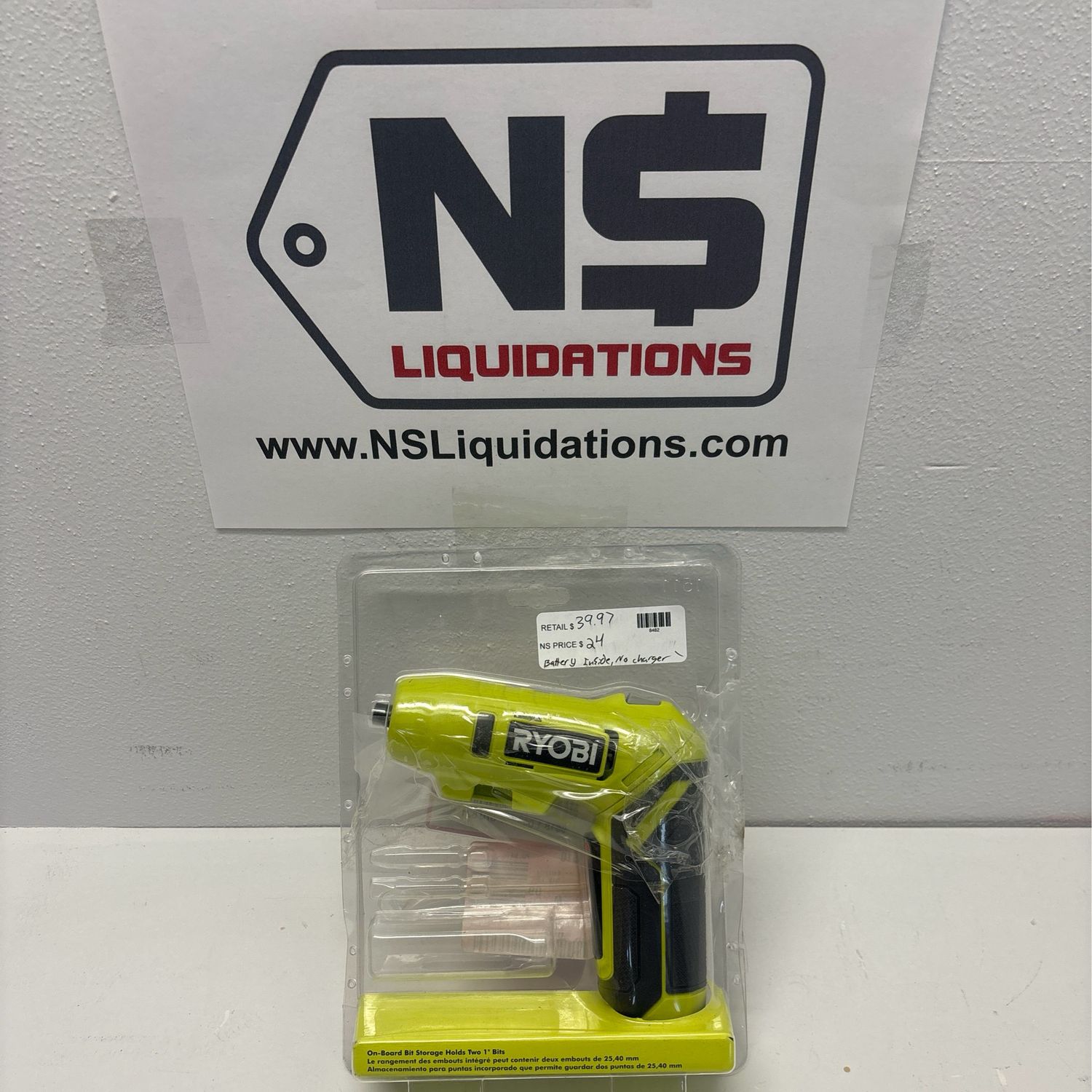 Ryobi USB Lithium Screwdriver Kit FVD50K