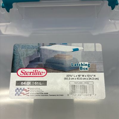Sterilite 64 Qt. Latching Storage Box 14978006