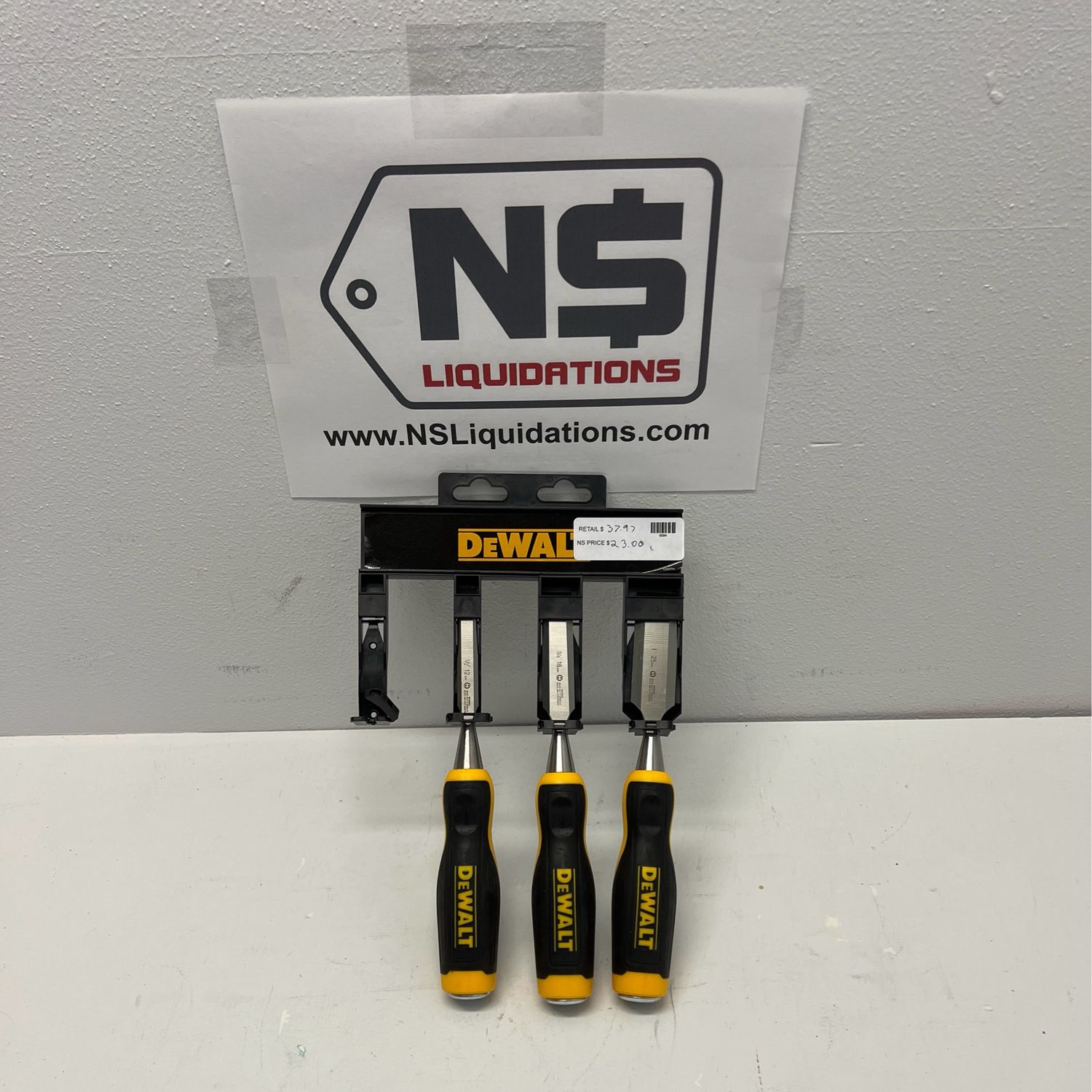 Dewalt Wood Chisel Set (4-Piece) DWHT16063