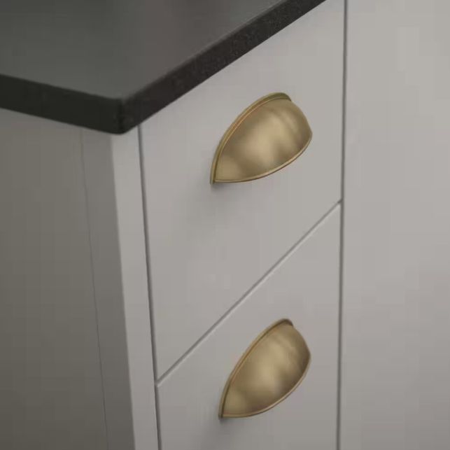 Liberty Dual Mount 2-1/2 or 3 in. (64/76 mm) Champagne Bronze Cabinet Drawer Cup Pull PN1053C-CZ-CP