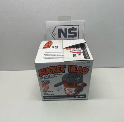 Bucket Head  5 Gallon 1.75 Peak HP Wet/Dry Shop Vacuum Powerhead with Filter Bag and Hose (compatible with 5 Gal. Homer Bucket) BH0100