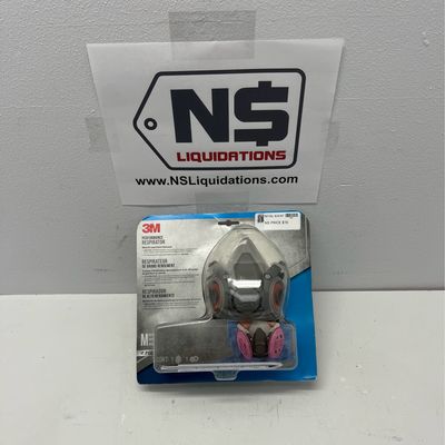 3M P100 Mold and Lead Paint Removal Reusable Respirator Mask, Size Medium 6297P1