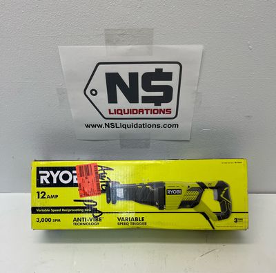 Ryobi 12 Amp Corded Reciprocating Saw RJ186V.