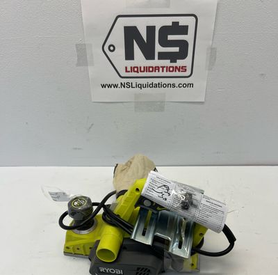 Ryobi 6 Amp Corded 3-1/4 in. Hand Planer with Dust Bag HPL52 USED