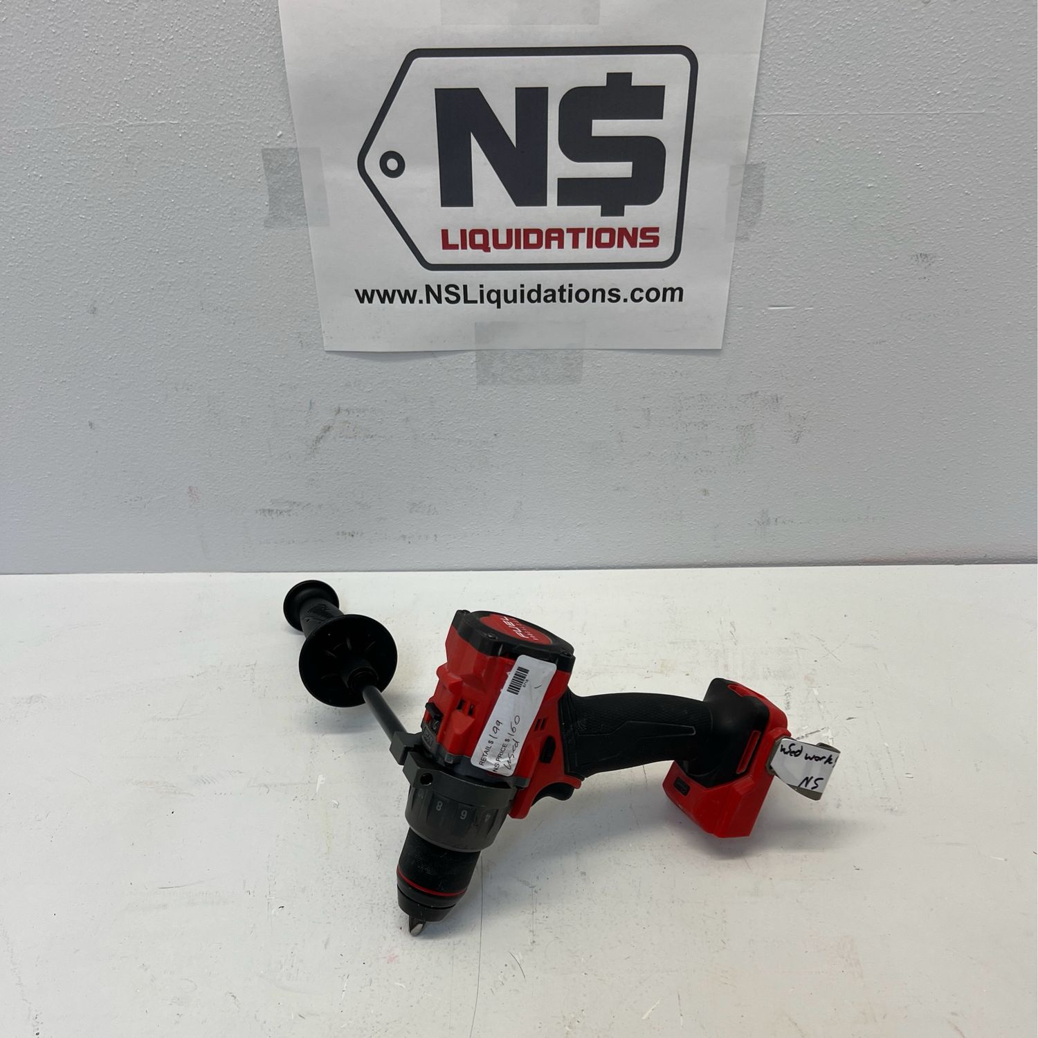 Milwaukee M18 FUEL 18V Lithium-Ion Brushless Cordless 1/2 in. Hammer Drill/Driver (Tool-Only) 2904-20