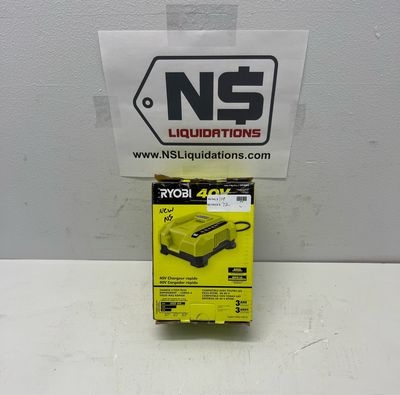 Ryobi 40V Lithium-Ion Rapid Charger OP406A