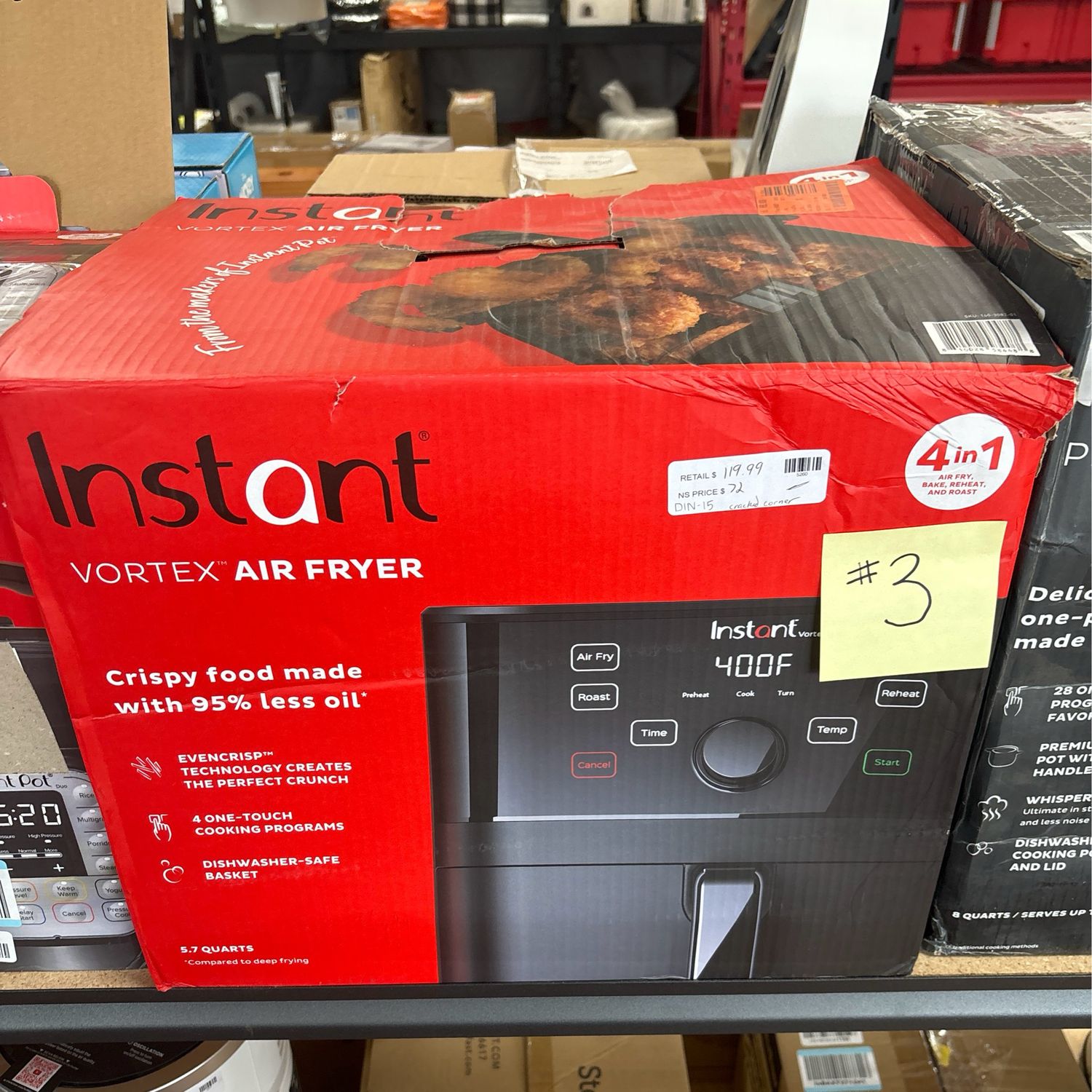 Instant Vortex Air Fryer 140-3082-01