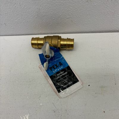 Apollo 3/4 in. Brass PEX-A Barb Ball Valve with Tee Handle