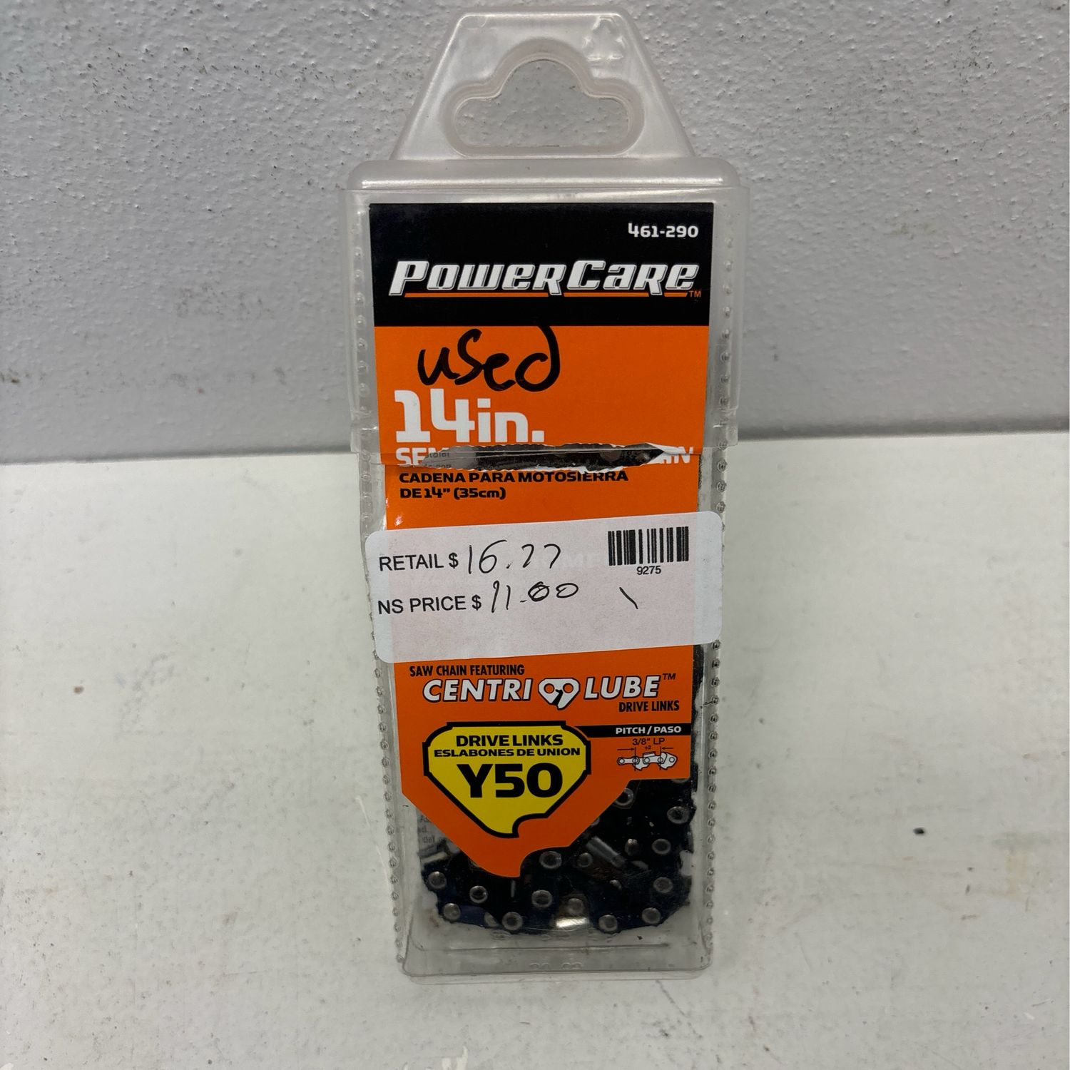 PowerCare Y50 14 in. Semi Chisel Chainsaw Chain 461-290