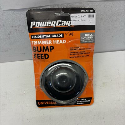 PowerCare Universal Fit Replacement Bump Feed Head for Gas and Select Cordless String Grass Trimmer/Lawn Edger 17626.