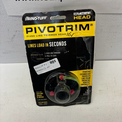 Rino-Tuff Universal Fit Pivotrim Replacement Head for Gas and Select Cordless String Grass Trimmer/Lawn Edger 17093