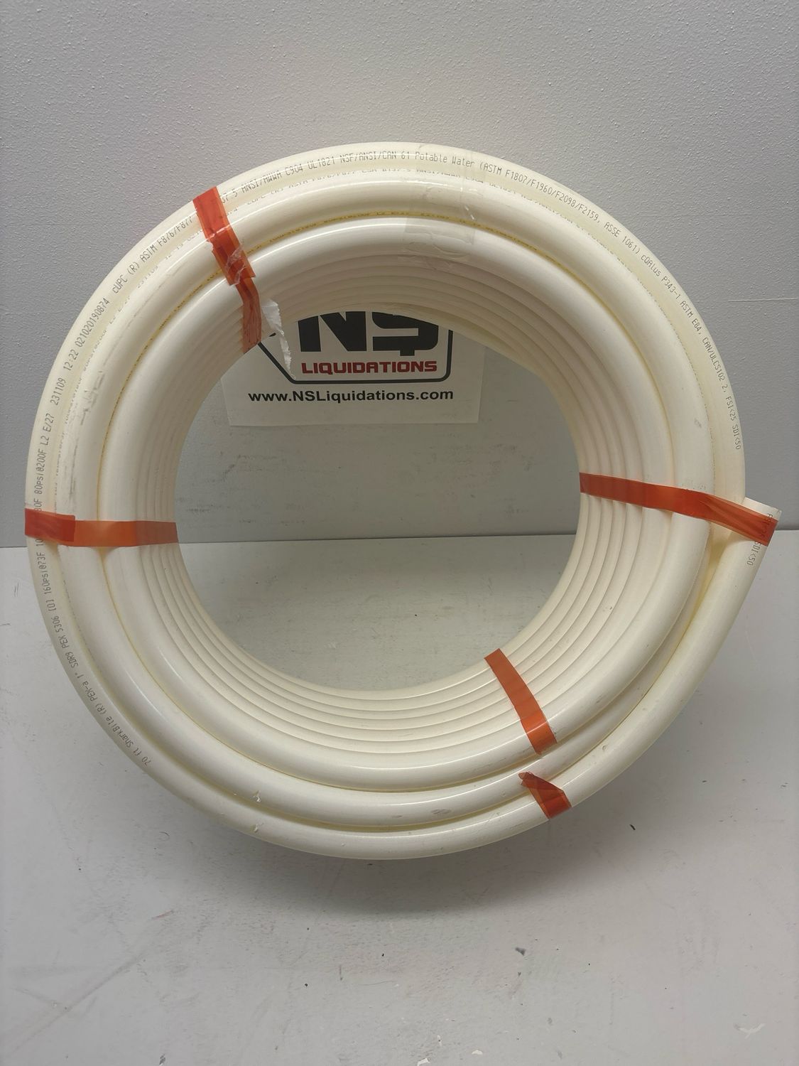 Sharkbite 1 in. x 100 ft. Coil White PEX-A Pipe UA80W100