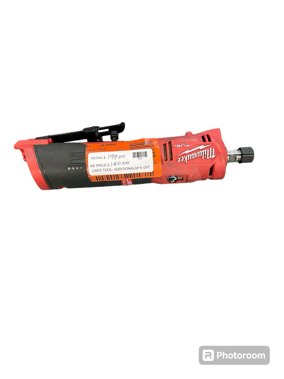 Milwaukee M12 FUEL 12V Lithium-Ion Brushless Cordless 1/4 in. Straight Die Grinder (Tool-Only) 2486-20